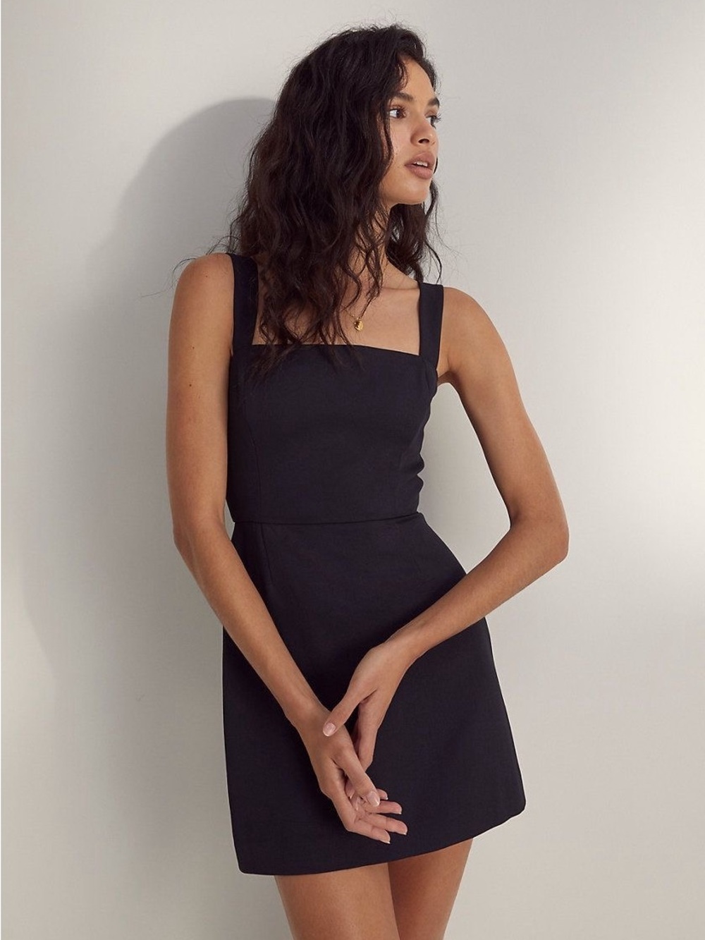 Wilfred | Ecoulement Mini Dress Black Size 0 Aritzia